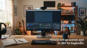 How to set up scenes and sources in OBS for beginners