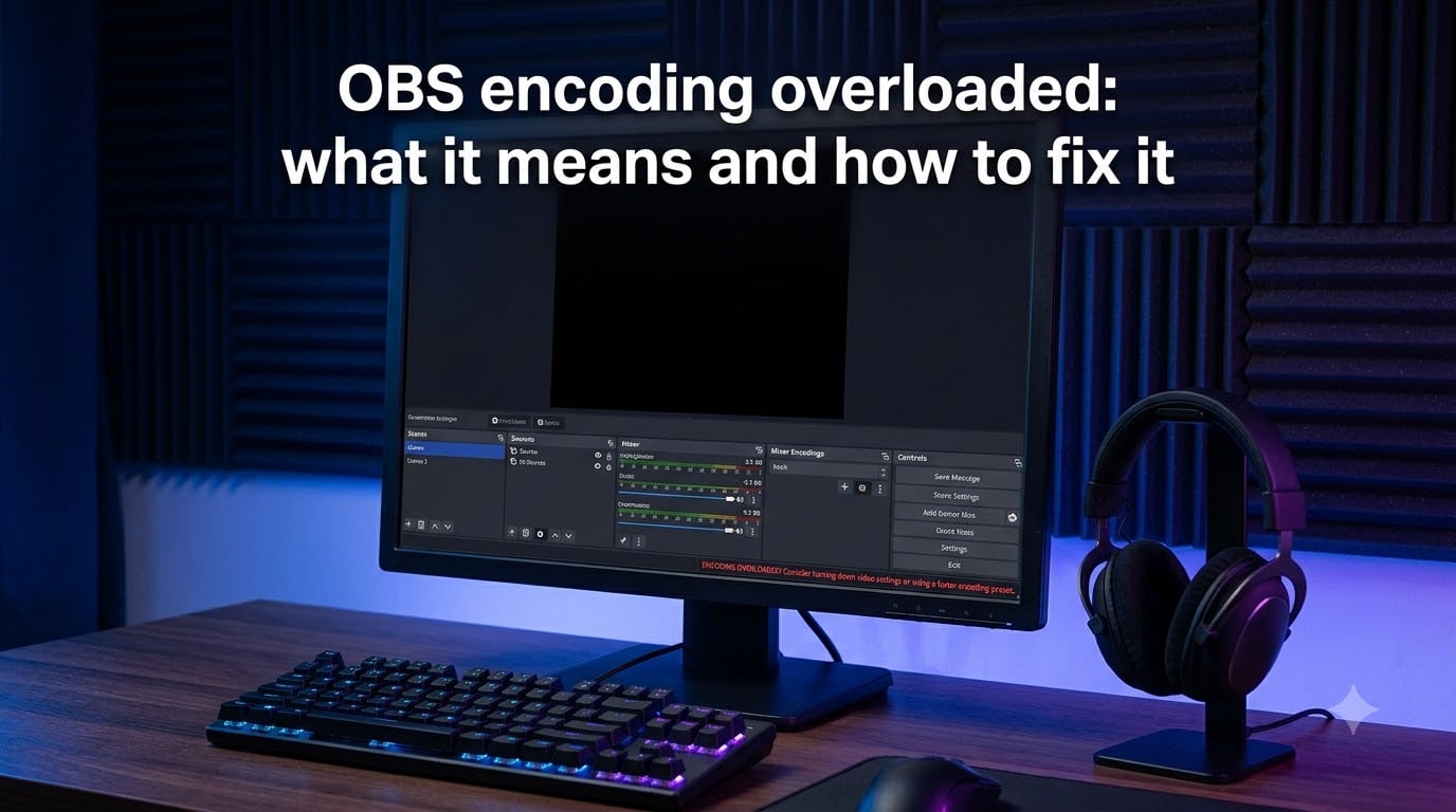 OBS encoding overloaded: what it means and how to fix it