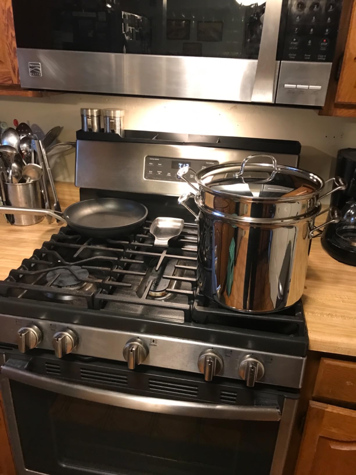 Cuisinart 4-Piece Cookware Set, 12 Quarts, Chef's Classic Stainless Steel Pasta/Steamer, 77-412P1 customer photo 1