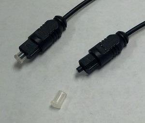 StarTech.com 10 ft. (3 m) Digital Optical Audio Cable - Toslink Digital Optical SPDIF - Ultra-Thin - Male/Male (THINTOS10), Black customer photo 1