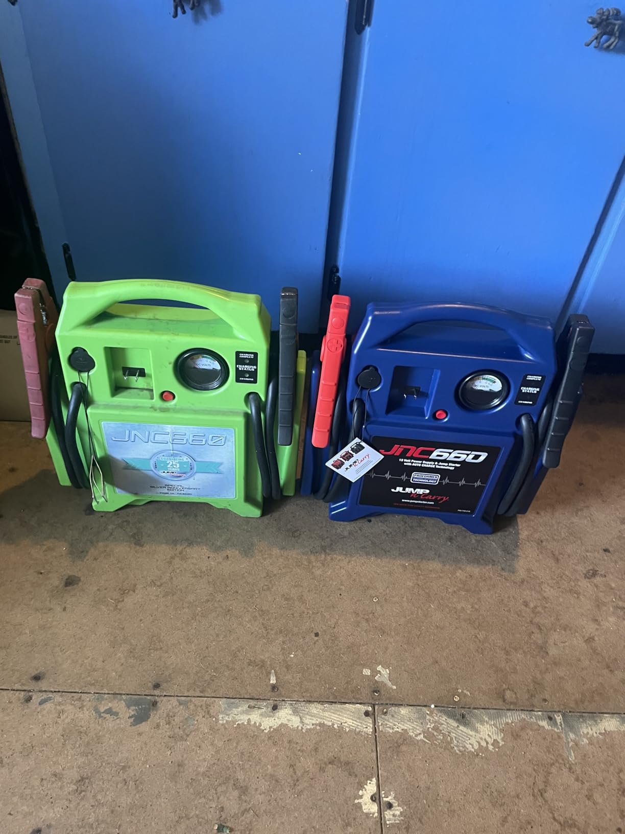 Clore Automotive Jump-N-Carry JNC660 1700 Peak Amp 12 Volt Jump Starter , Blue customer photo 2