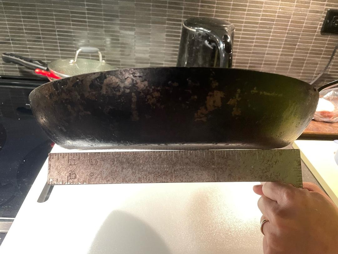 Mauviel M'Steel Black Carbon Natural Nonstick Frying Pan With Iron Handle, 11-in, Suitable For All Cooking Surfaces, Made in France customer photo 1