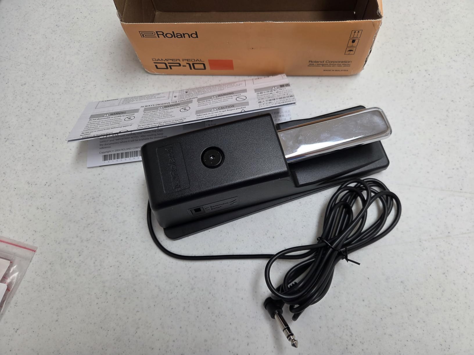 Roland DP-10 Real-Feel Pedal with Non-Slip Rubber Plate customer photo 1