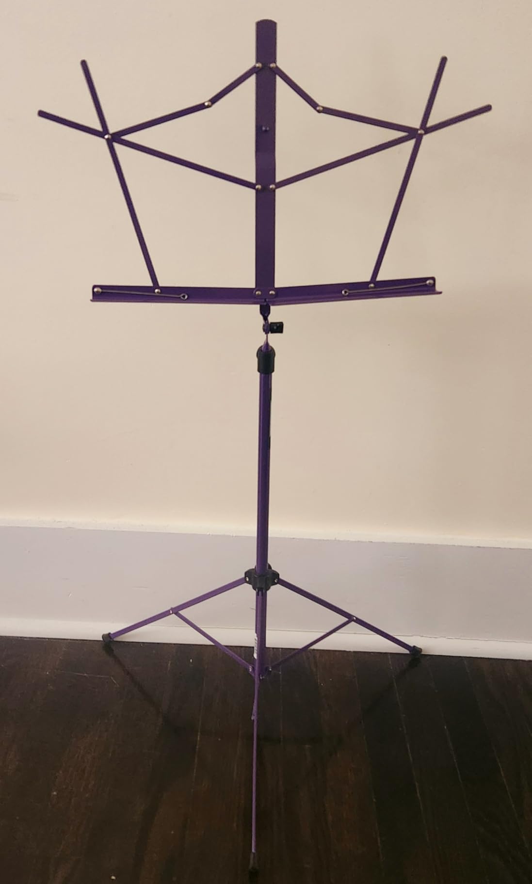 On-Stage SM7122NB Compact Folding Sheet Music Stand with Bag, Nickel customer photo 1