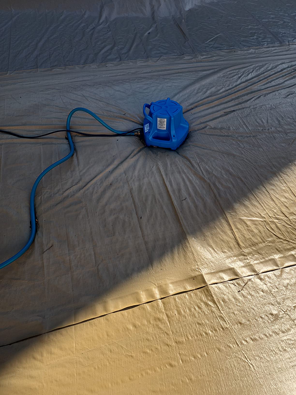 Little Giant APCP-1700 1/3 HP, 1745 GPH Automatic Pool Cover Pump, 25' Cord customer photo 1