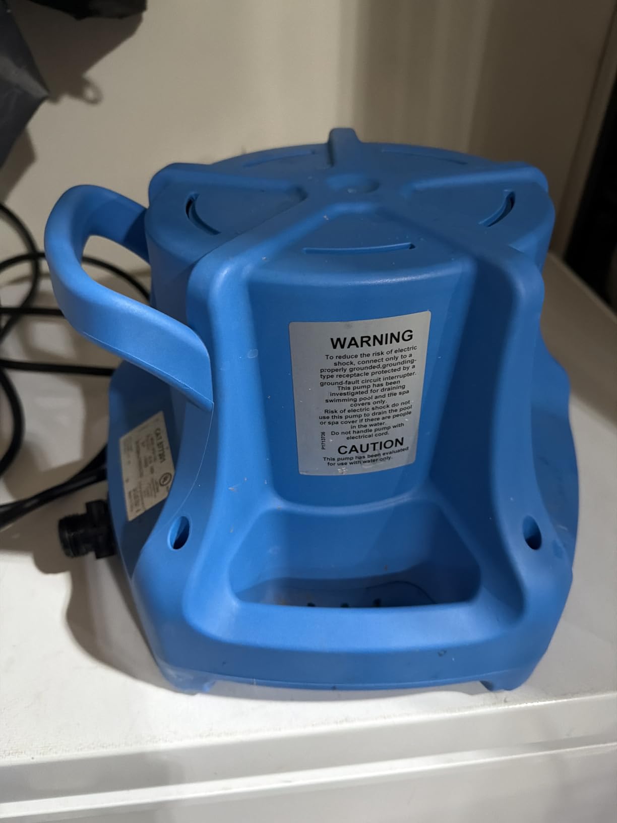 Little Giant APCP-1700 1/3 HP, 1745 GPH Automatic Pool Cover Pump, 25' Cord customer photo 2