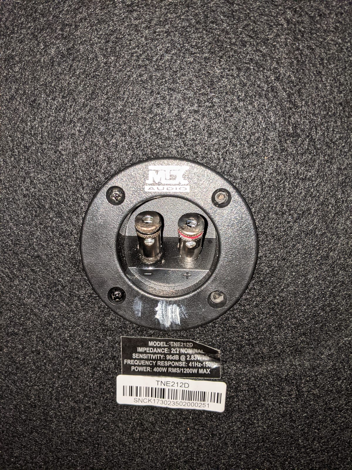 MTX Terminator Dual 12