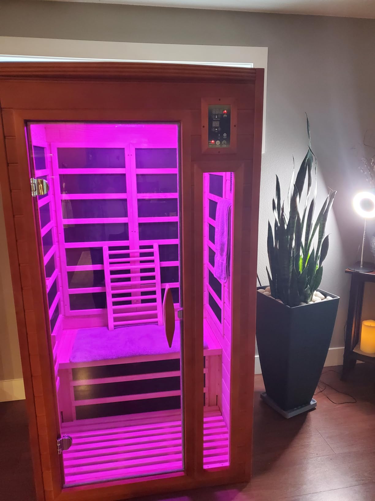 DYNAMIC SAUNAS Toulouse 2-Person Infrared Sauna with Red Light Therapy customer photo 1