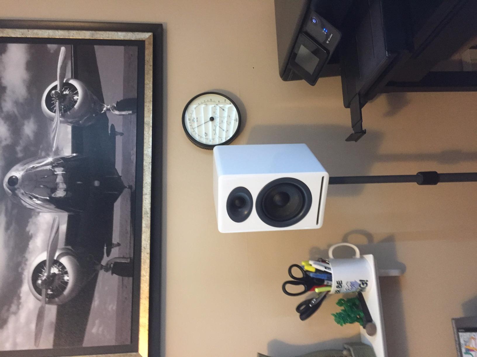Audioengine P4 Passive Bookshelf Speakers - Compact Home Stereo Speakers | for Amplifiers, Turntables and Music Listening - Bamboo customer photo 1
