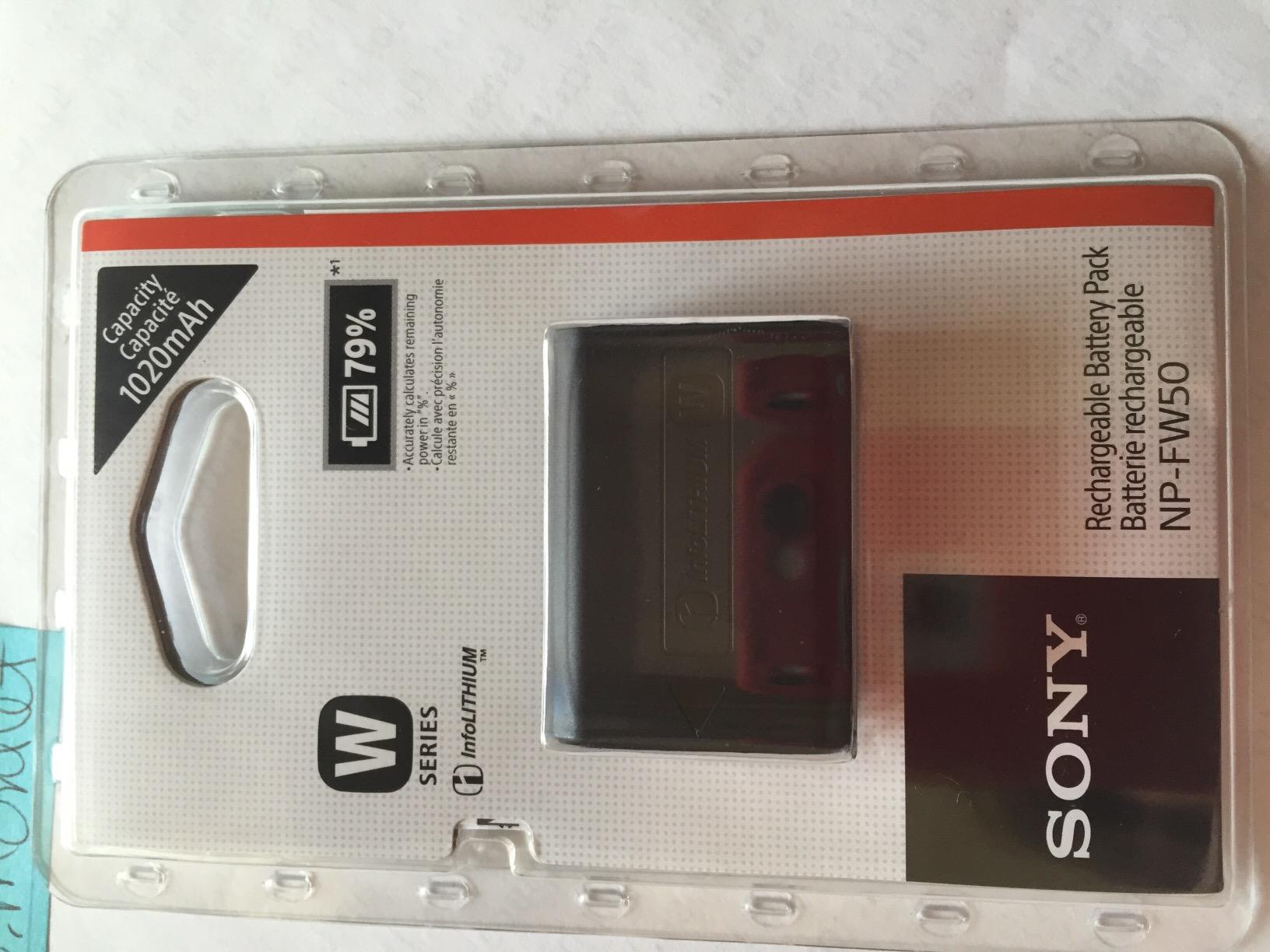 Sony NP-FW50 Lithium-Ion 1020mAh Rechargeable Battery customer photo 1