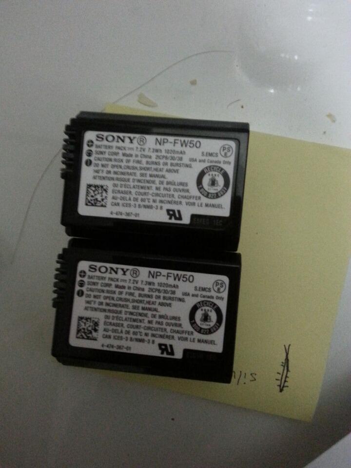 Sony NP-FW50 Lithium-Ion 1020mAh Rechargeable Battery customer photo 2