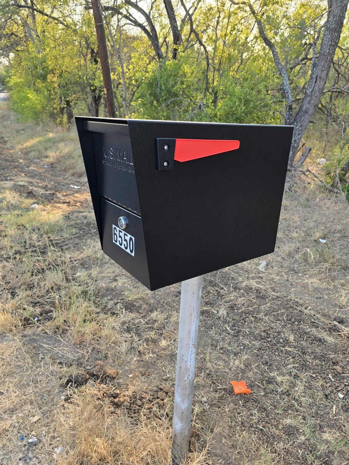 Mail Boss Package Master Locking Post Mount Package Mailbox, USPS Approved customer photo 1