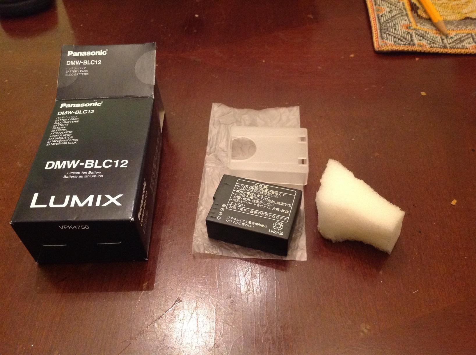 Panasonic DMW-BLC12 Lithium-Ion Battery for Panasonic Lumix® customer photo 1