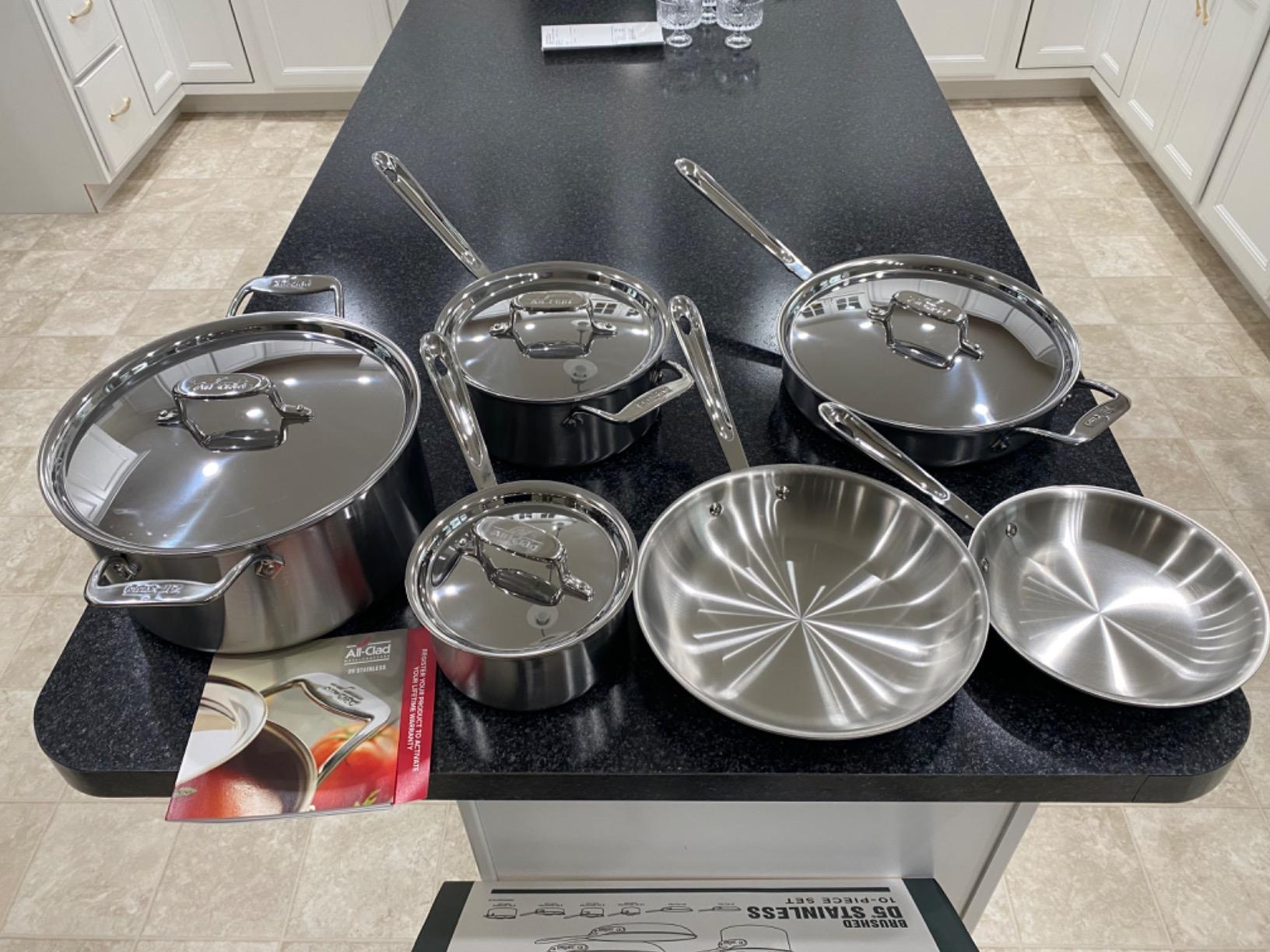 All-Clad D5® Stainless Steel 10-Piece Cooking Set, Made in the USA customer photo 2