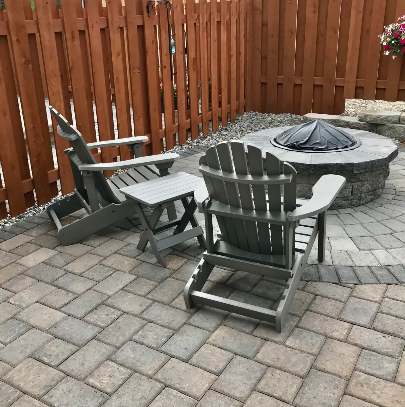 highwood Hamilton Made in the USA Folding and Reclining Adirondack Chair, Adult Size, Weathered Acorn customer photo 1