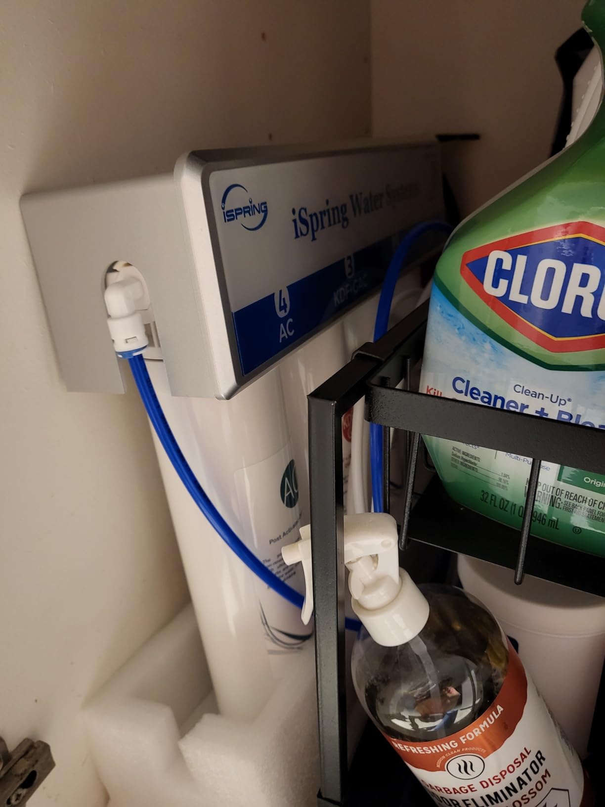 iSpring CU-A4 4-Stage Ultra Filtration Under Sink Water Filter System customer photo 1