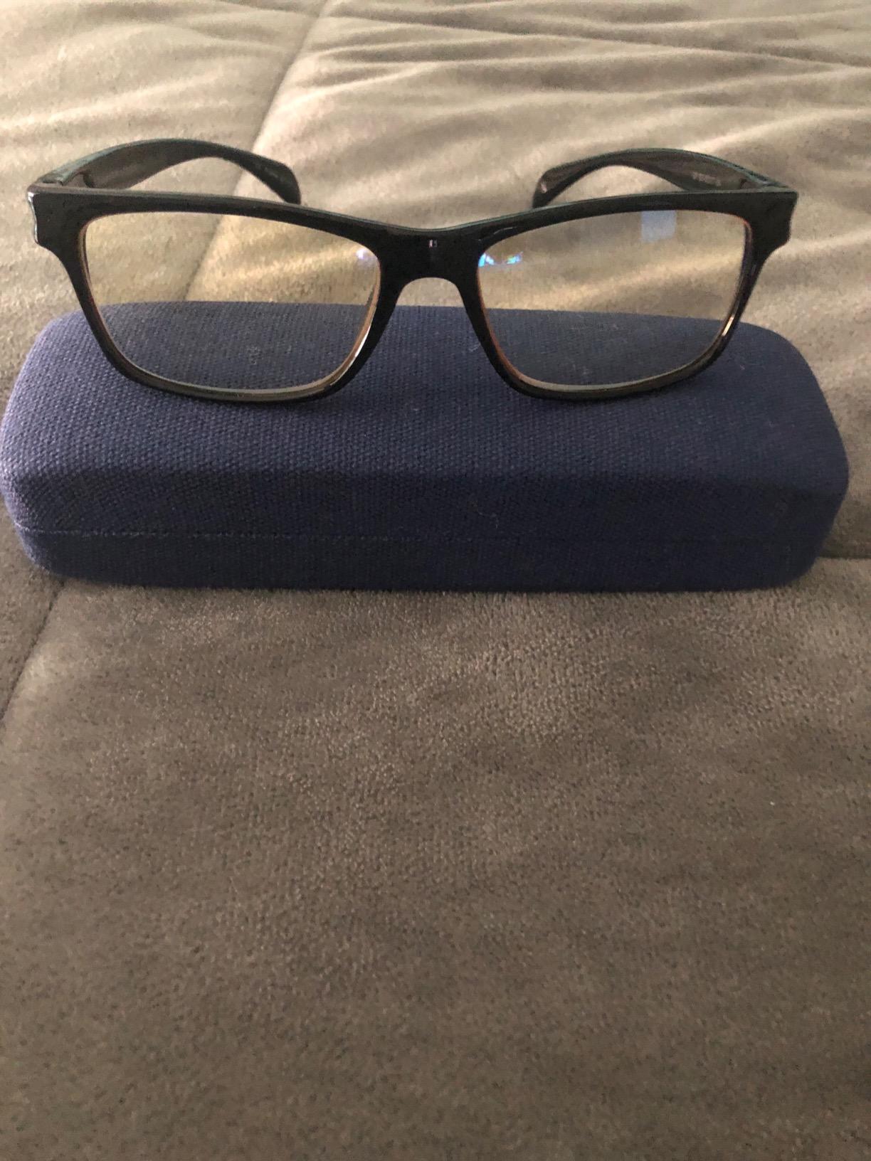 Gamma Ray Computer Blue Light Blocking Gaming Glasses w/Amber Tint and Anti Glare UV Digital Eyestrain customer photo 1