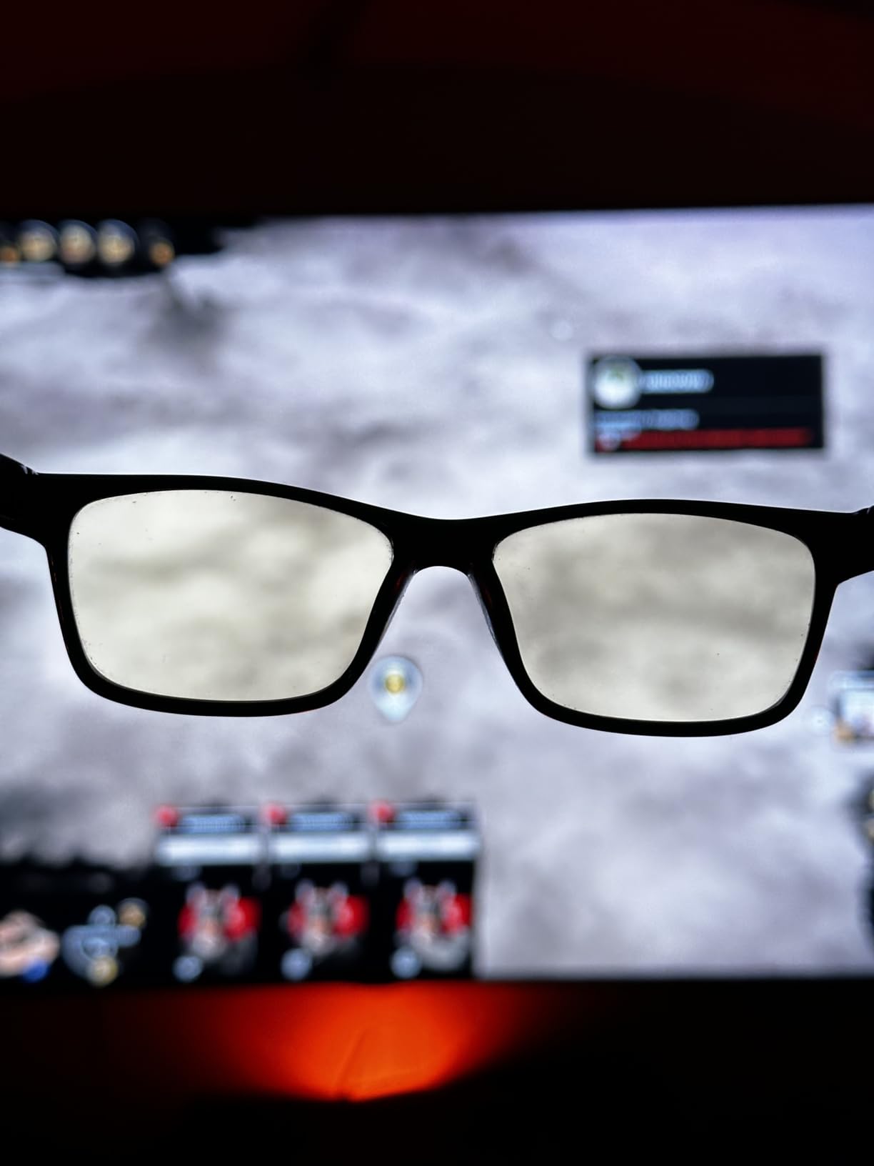 Gamma Ray Computer Blue Light Blocking Gaming Glasses w/Amber Tint and Anti Glare UV Digital Eyestrain customer photo 2