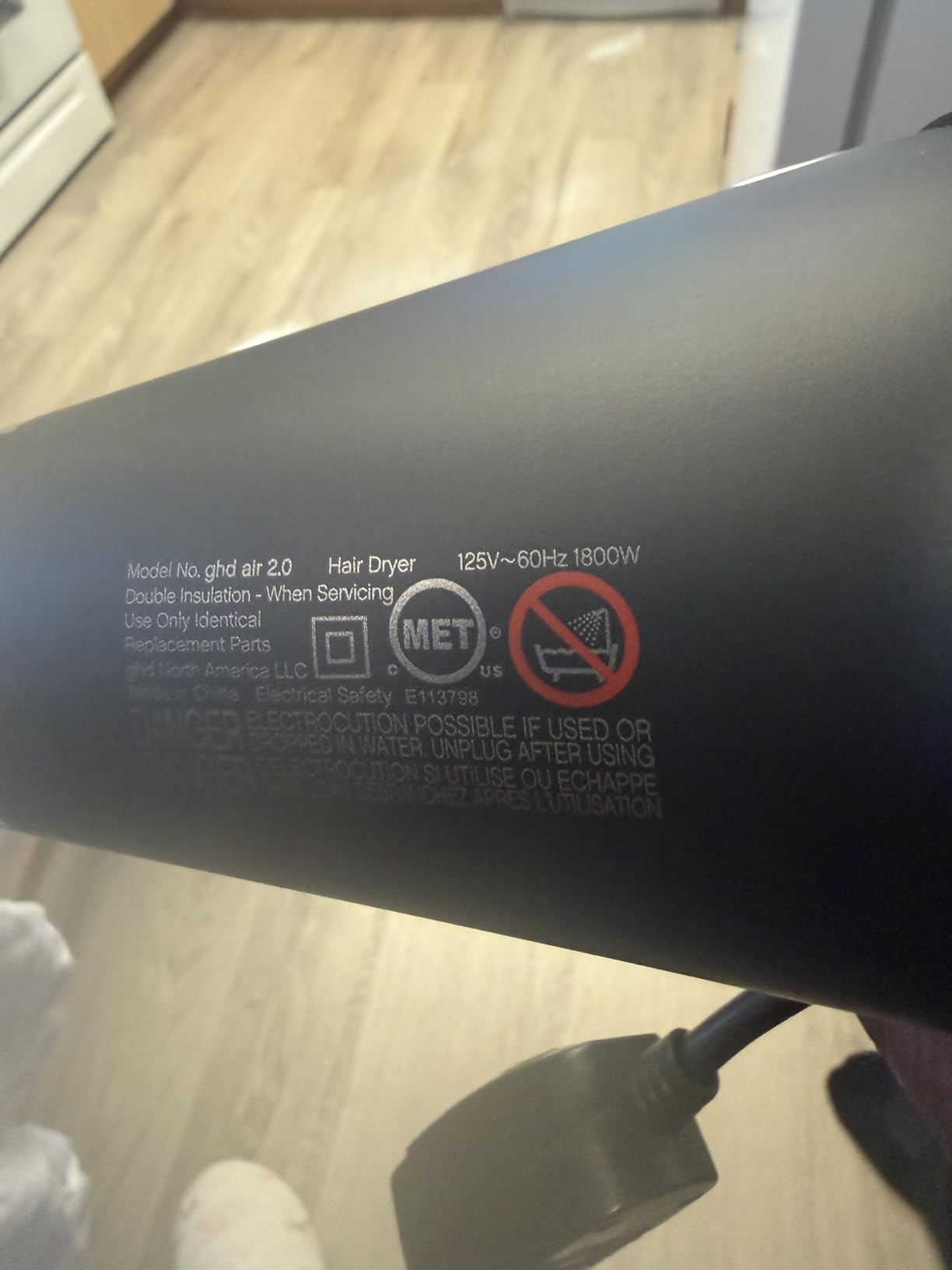 ghd Air Professional Hair Dryer, Black customer photo 1