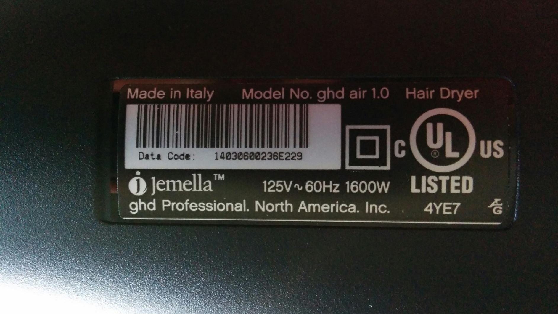 ghd Air Professional Hair Dryer, Black customer photo 2