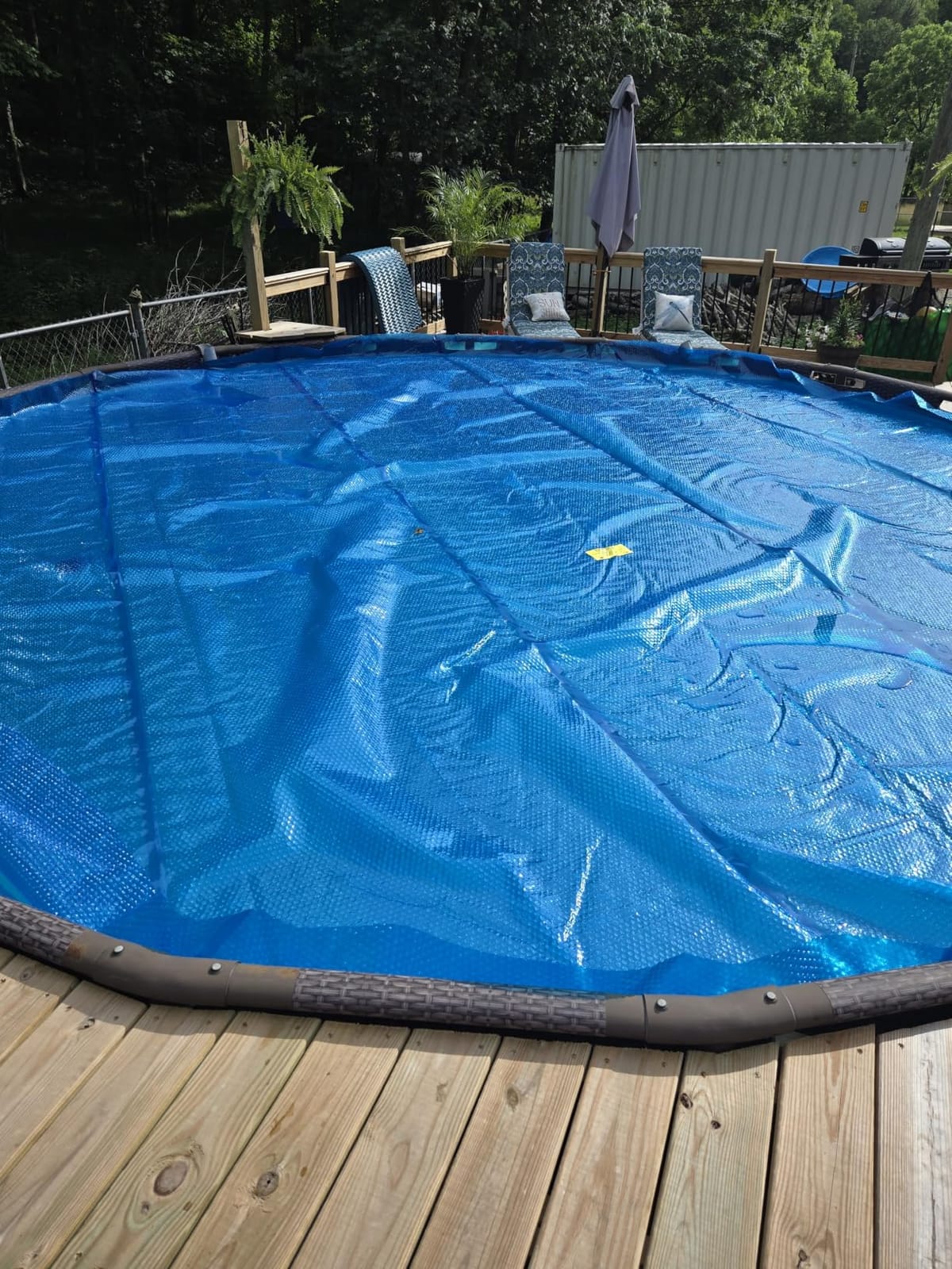 Sun2Solar Blue 24 ft Round Pool Solar Cover | 12 Mil | Heat Retaining customer photo 1
