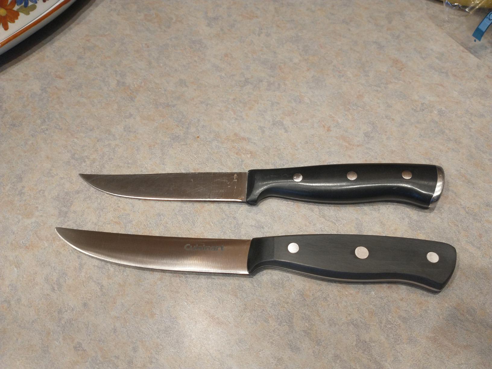 Cuisinart C77TR-S6SK Triple Rivet Collection 6-Piece Steak Knife Set,Black customer photo 2