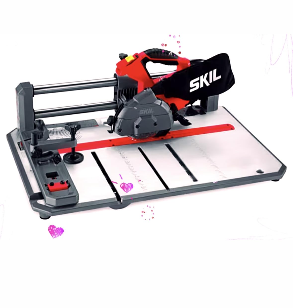 SKIL 3601-02 Flooring Saw with 36T Contractor Blade, Red and black customer photo 2
