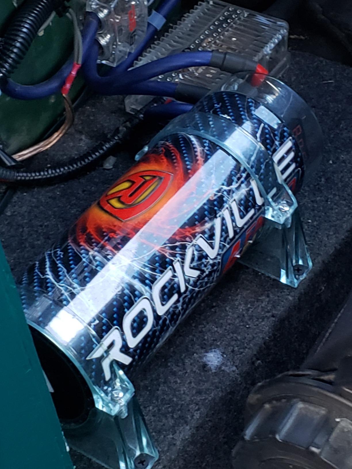Rockville RXC4D 4 Farad Digital Car Capacitor, Blue LED Voltage Display, Fast Power Discharge, Noise Reduction customer photo 2
