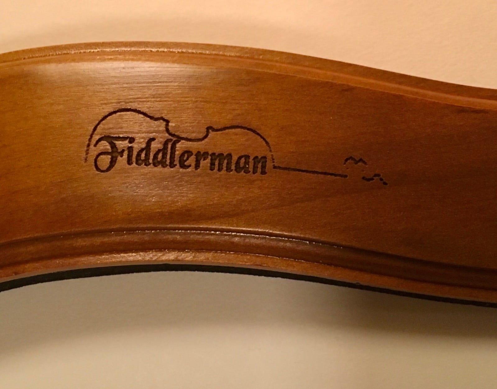 Fiddlerman Wood Violin Shoulder Rest for 4/4 and 3/4 with Collapsible and Height Adjustable Feet customer photo 2