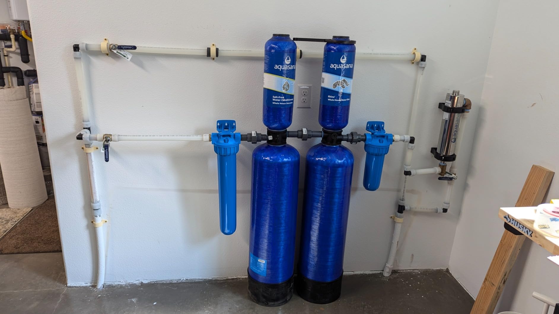 Aquasana Whole House Water Filter System | 1M Gal | UV | WH-1000-CS-UVS-B customer photo 2