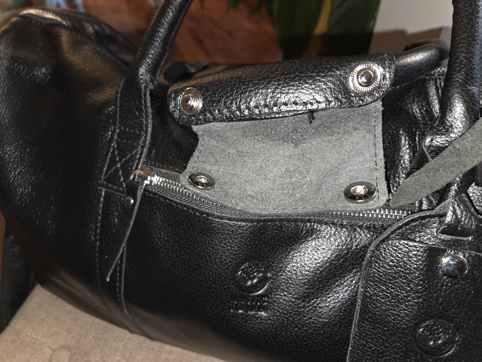 Handmade Leather Travel Duffel Bag - Airplane Underseat Carry On Bags by Rustic Town customer photo 2