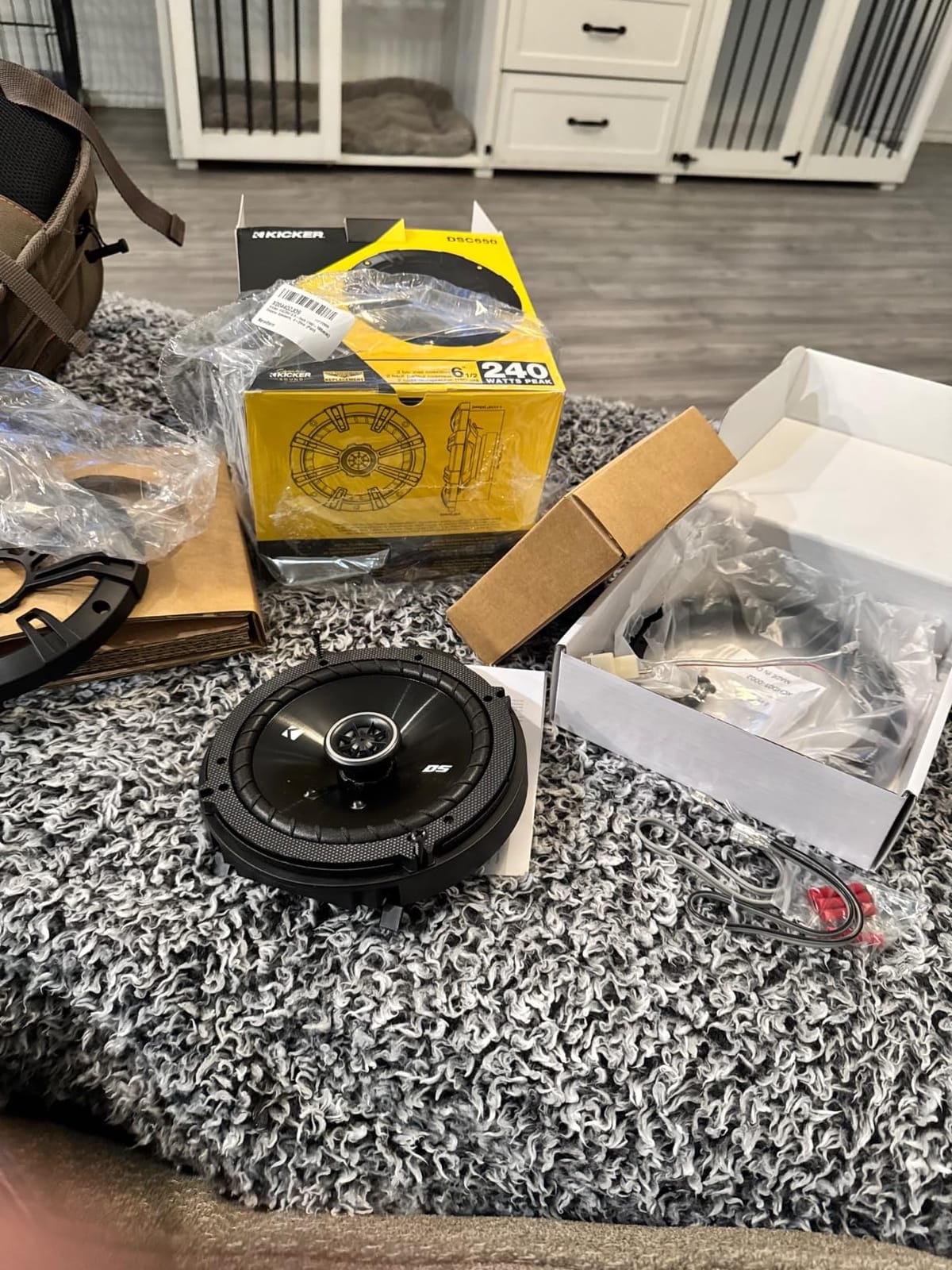 KICKER DSC650 6.5-Inch (160-165mm) Coaxial Speakers, 4-Ohm (Pair) | Crisp full-range sound upgrade, direct factory replacement size, smooth highs and punchy mids, easy panel install customer photo 2