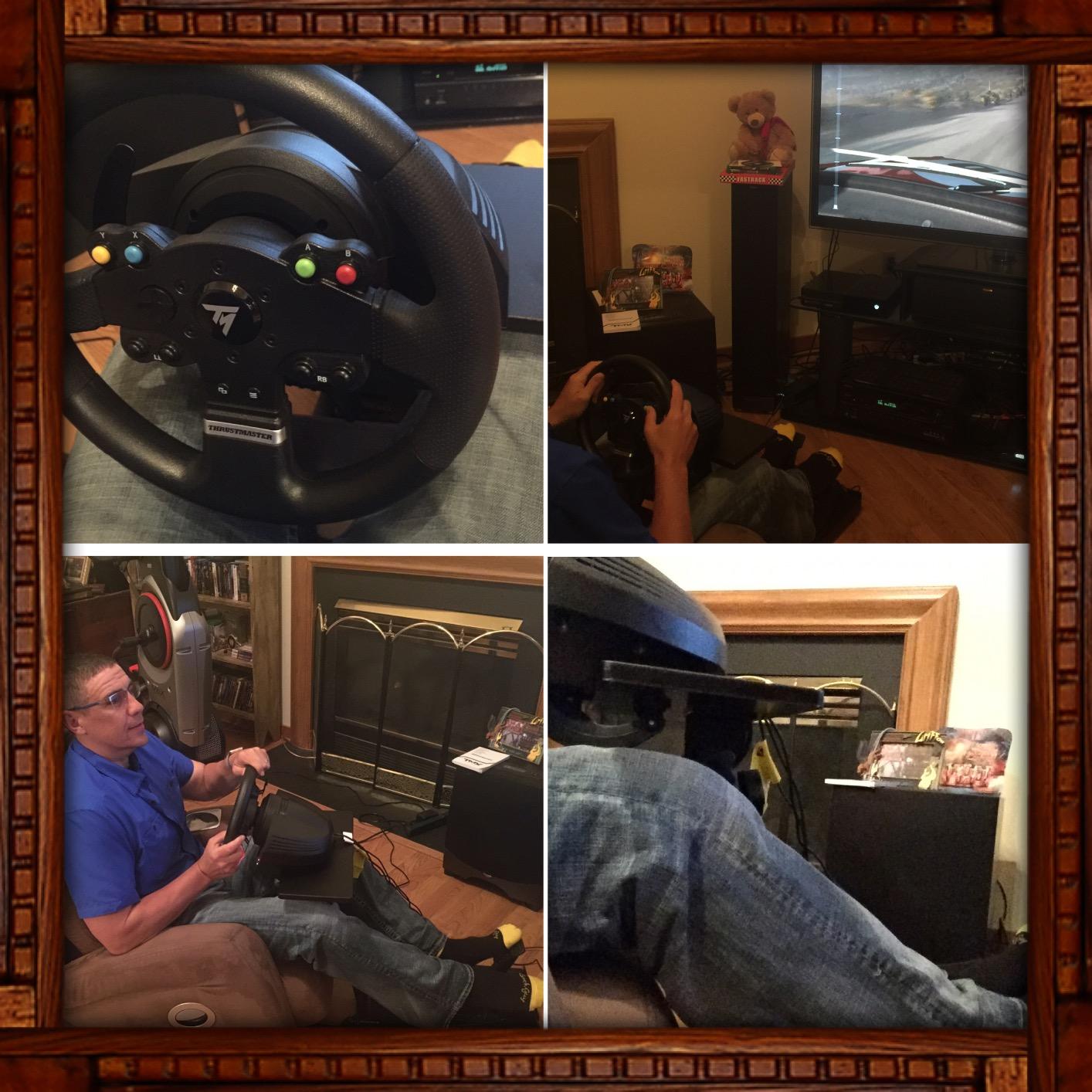 Thrustmaster TMX Force Feedback Racing Wheel & Pedals - XBOX & PC | 900-degree rotation, belt-pulley motor, 28 cm rim, 12-bit optical reading, ergonomic grip, for driving and truck sims customer photo 2