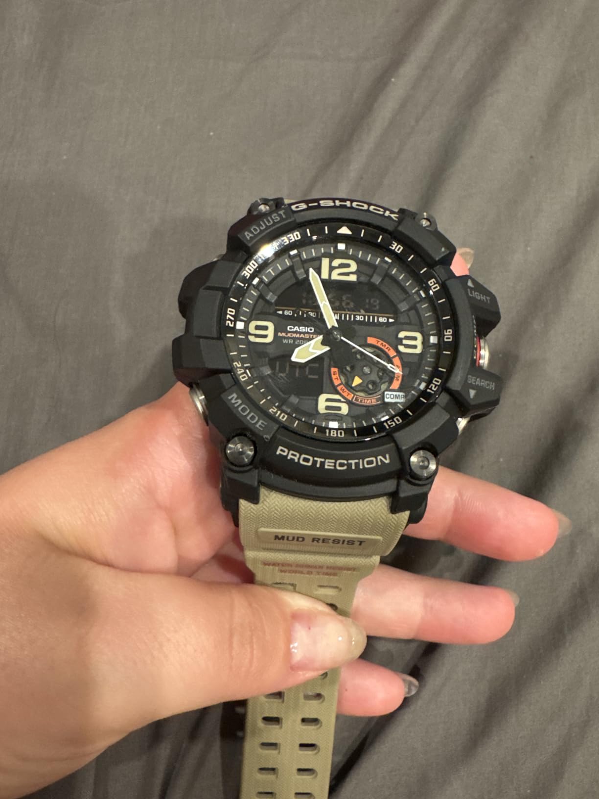 Casio G-Shock MUDMASTER GG1000-1A5 Twin Sensor Watch Mud Resistant Shock Resistant 200M Water Resistant Compass Thermometer customer photo 1