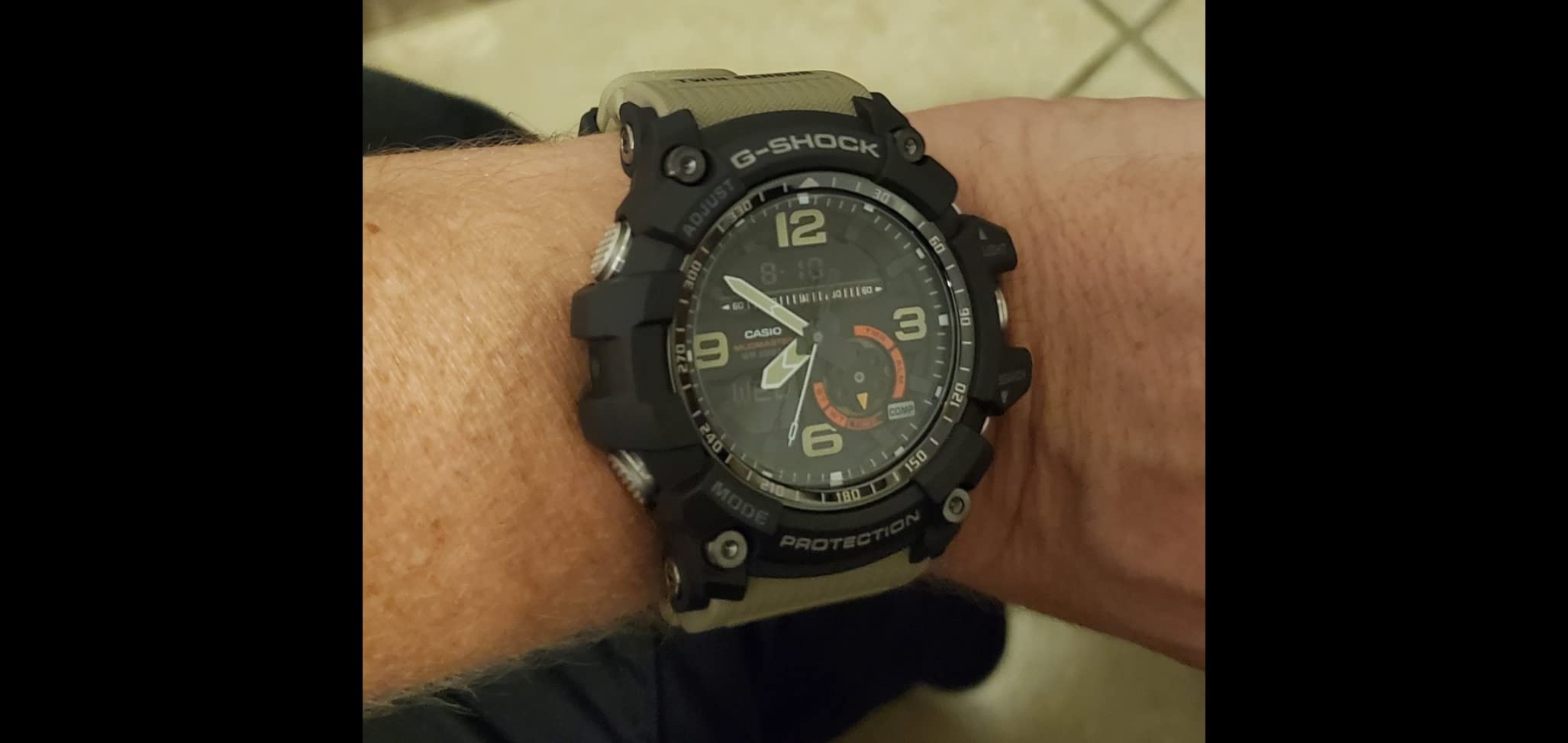 Casio G-Shock MUDMASTER GG1000-1A5 Twin Sensor Watch Mud Resistant Shock Resistant 200M Water Resistant Compass Thermometer customer photo 2