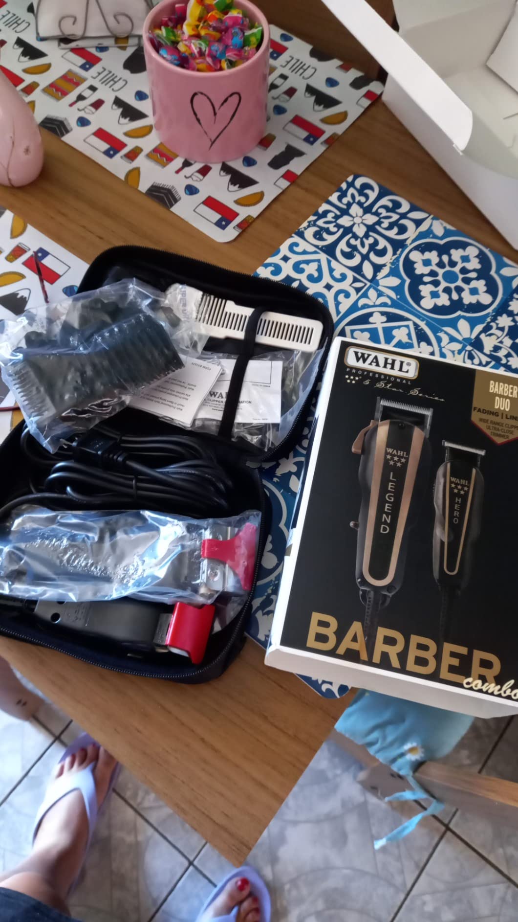 Wahl Professional 5 Star Barber Combo,Corded Legend Clipper & Hero Trimmer customer photo 2