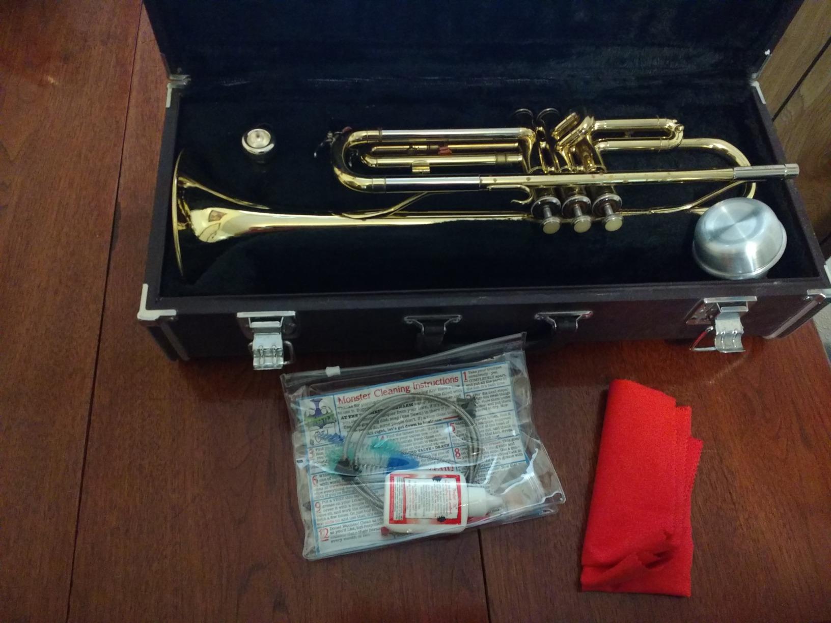 Monster Trumpet Cleaning Kit | USA-Based and Veteran-Owned! | Valve Oil, Slide Grease, and More to Take Care of and Clean Your Trumpet and Cornet! customer photo 1