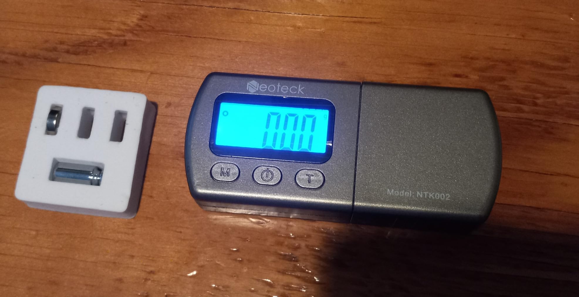 Neoteck Digital Turntable Stylus Force Gauge 0.01g/5.00g with Blue LCD customer photo 2