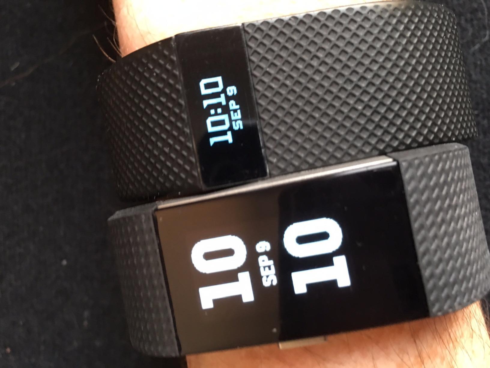 Fitbit Charge 2 Heart Rate + Fitness Wristband, Black, Large (US Version), 1 Count customer photo 1