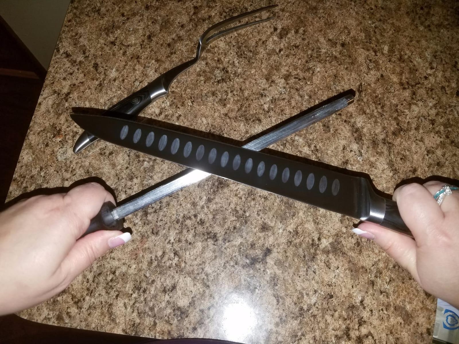 Dalstrong Carving Set - Slicing Knife & Meat Fork customer photo 2