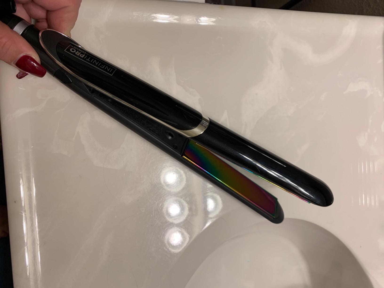 INFINITIPRO BY CONAIR Rainbow Titanium Flat Iron, 1-inch customer photo 2