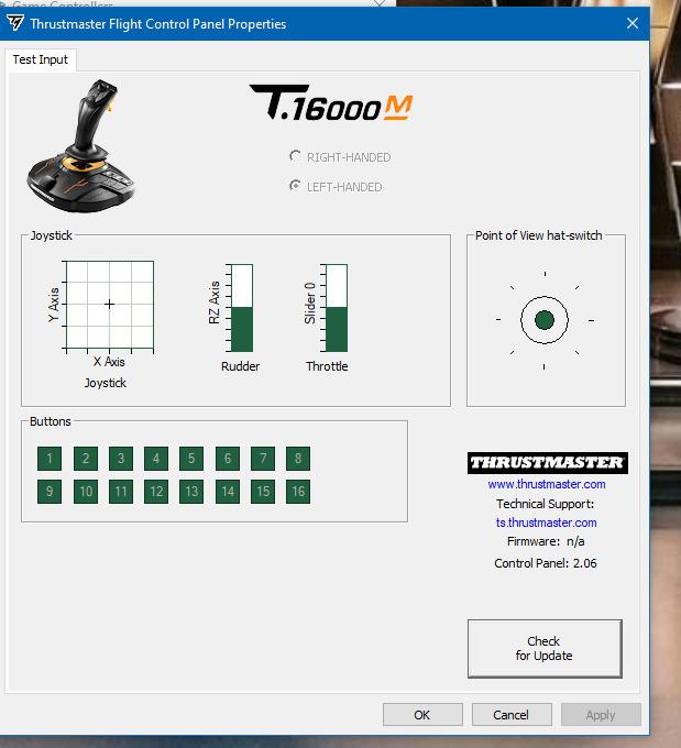 Thrustmaster T16000M FCS - Precision Combat Flight Sim Joystick - PC customer photo 1
