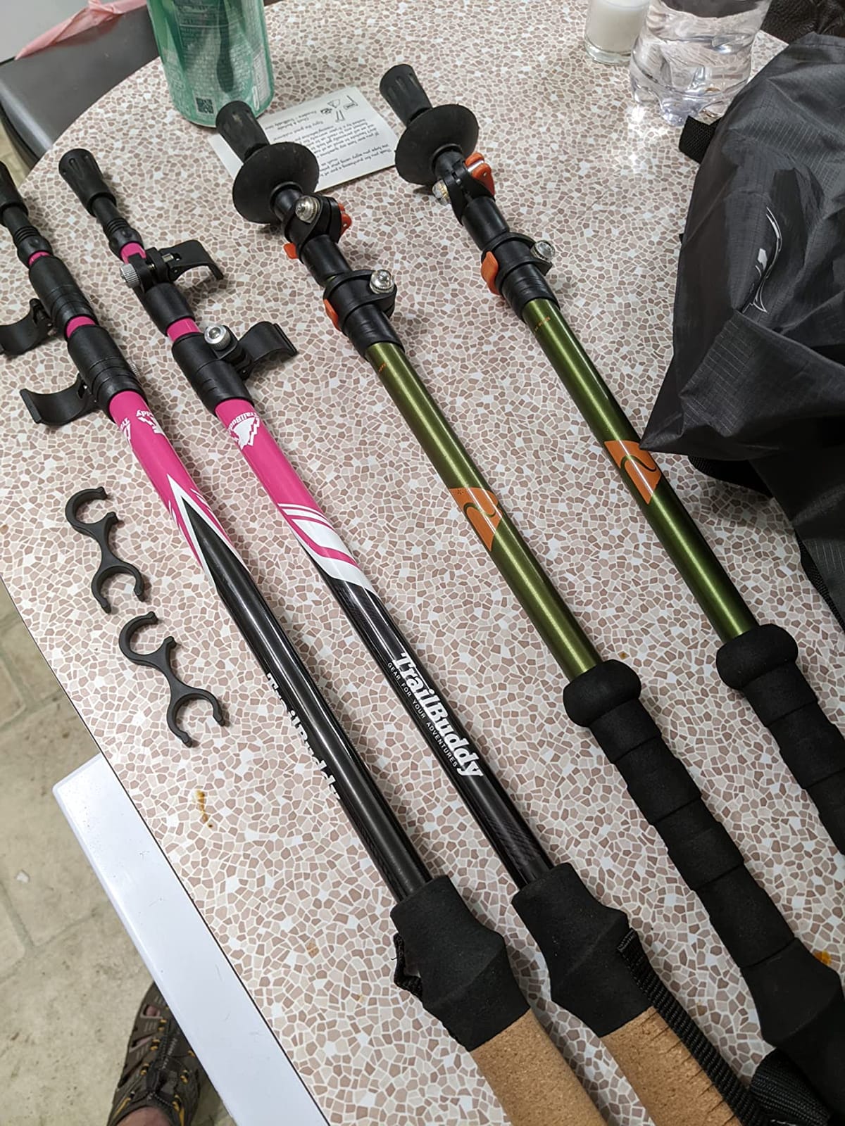 TrailBuddy Trekking Poles – Lightweight 7075 Aluminum Hiking Poles for Women, Men & Seniors – Collapsible Walking Sticks for Travel, Trails & Balance customer photo 1
