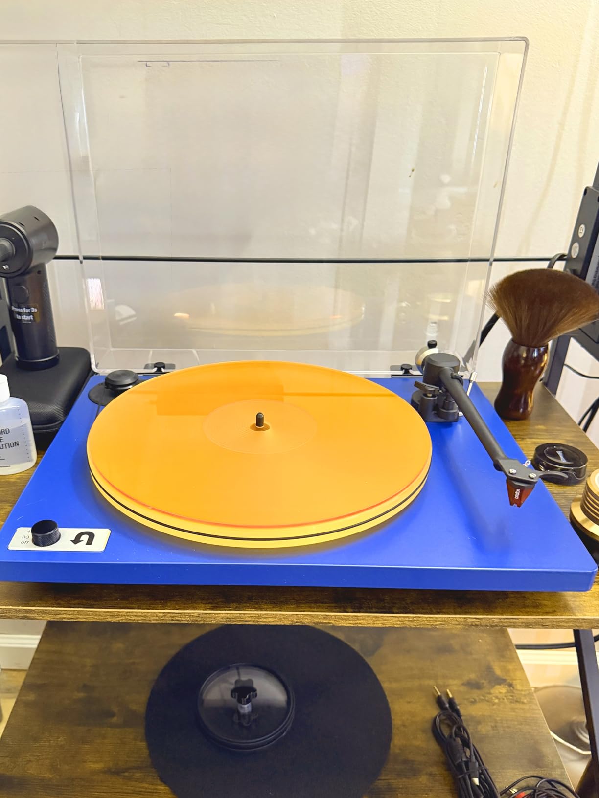 Hudson Hi-Fi Acrylic Turntable Mat – 11.75