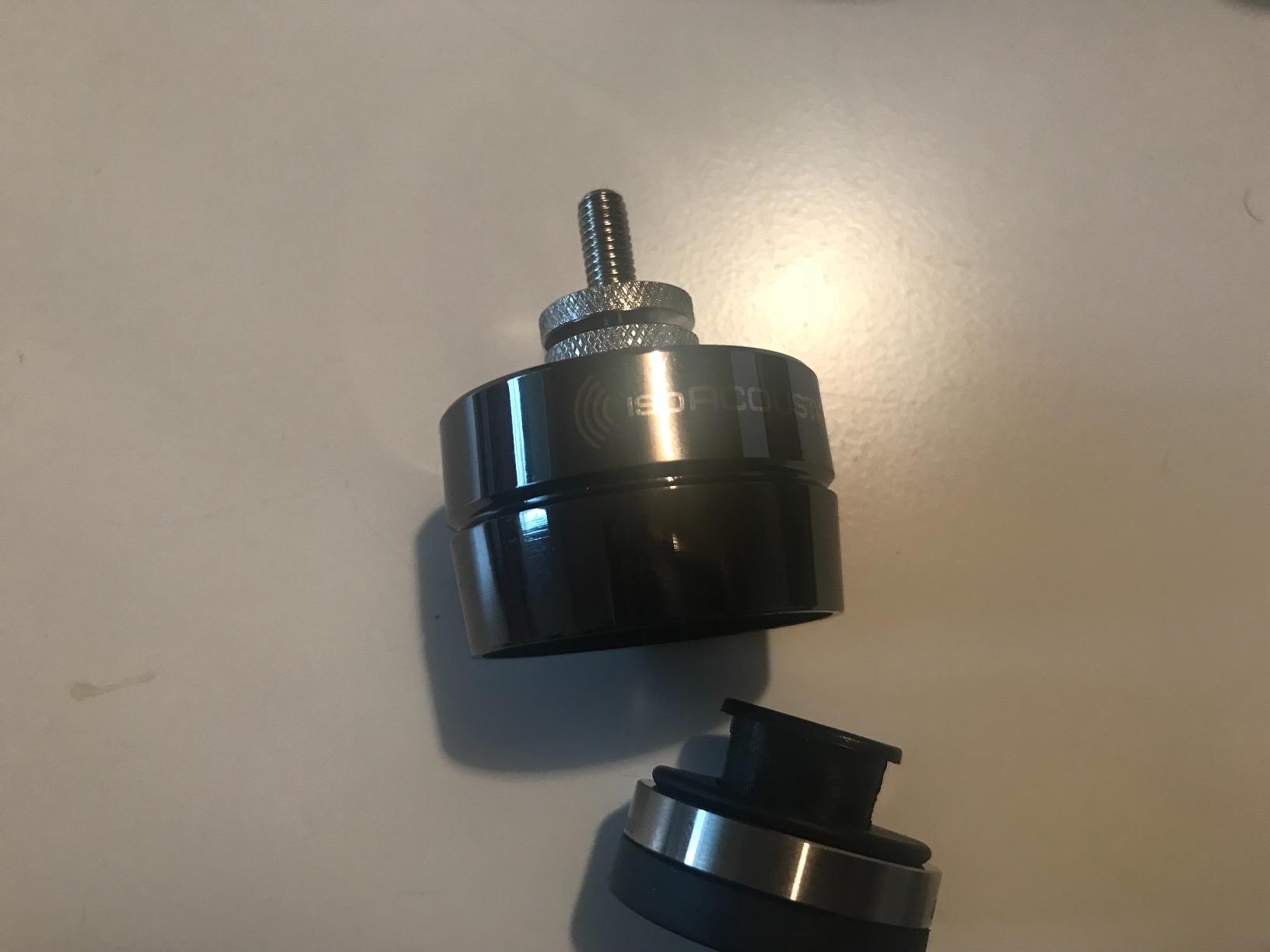 IsoAcoustics Gaia Series Isolation Feet for Speakers & Subwoofers (Gaia III, 70 lb max) – Set of 4 customer photo 2