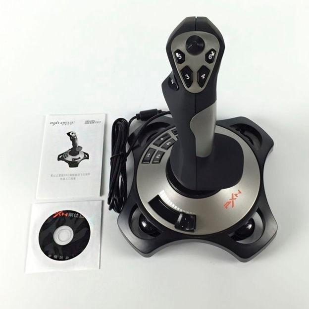 PXN 2113PRO PC Joystick USB Gaming Flight Simulator Controller Flight Stick | With Vibration Function and Throttle Control,USB Joystick PC Game Controller Gamepad Flight Sim Stick for Windows PC/Computer customer photo 1