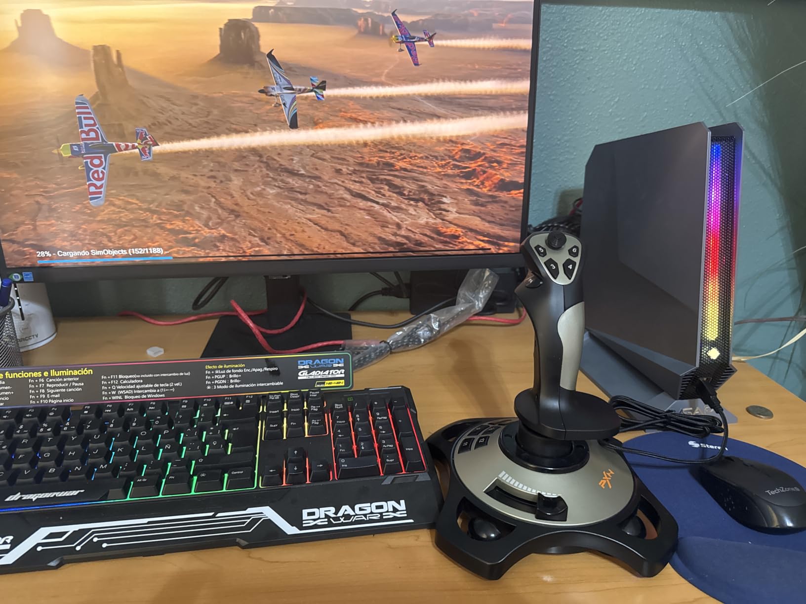 PXN 2113PRO PC Joystick USB Gaming Flight Simulator Controller Flight Stick | With Vibration Function and Throttle Control,USB Joystick PC Game Controller Gamepad Flight Sim Stick for Windows PC/Computer customer photo 2