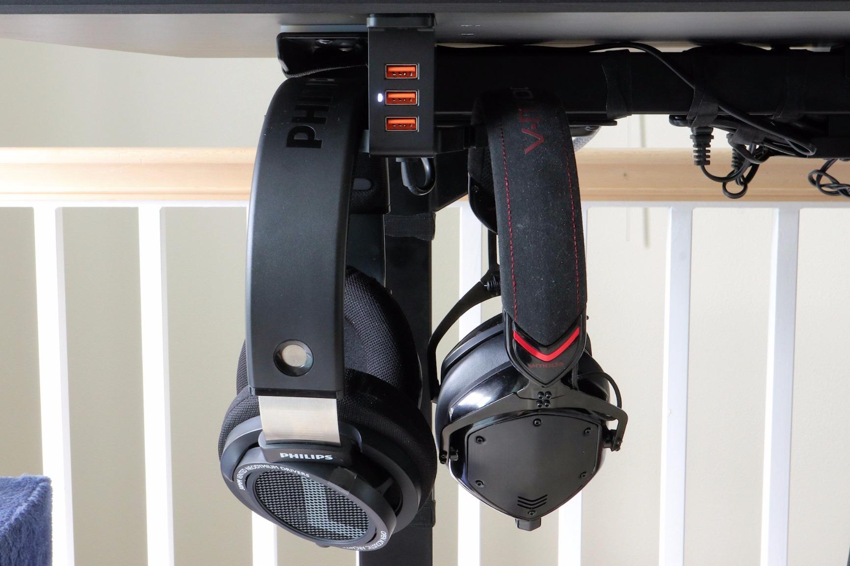 cozoo Desk Headphone Holder Hook Headset Watch Cable Bag Storage Black customer photo 1