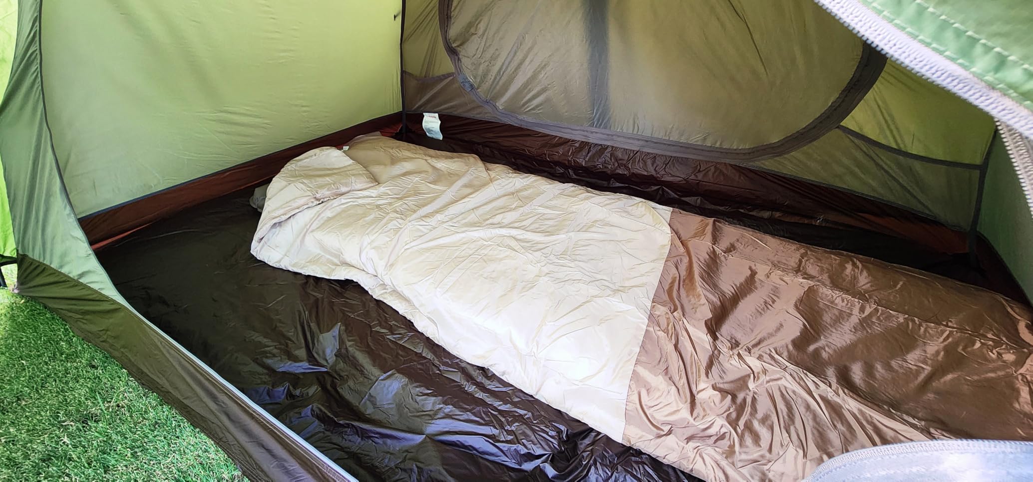 Naturehike Lightweight Compact Sleeping Bag, 59℉/32℉ Envelope Ultralight Backpacking Sleeping Bag Portable, Waterproof with Compression Sack for Cold&Warm, Camping, Traveling, Hiking customer photo 1