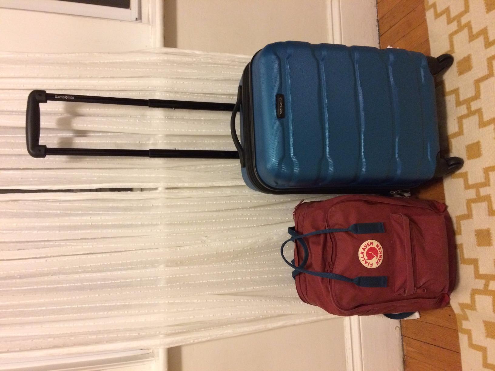 Samsonite Omni PC Hardside Expandable Luggage with Spinner Wheels, Silver, Checked-Medium 24-Inch customer photo 2